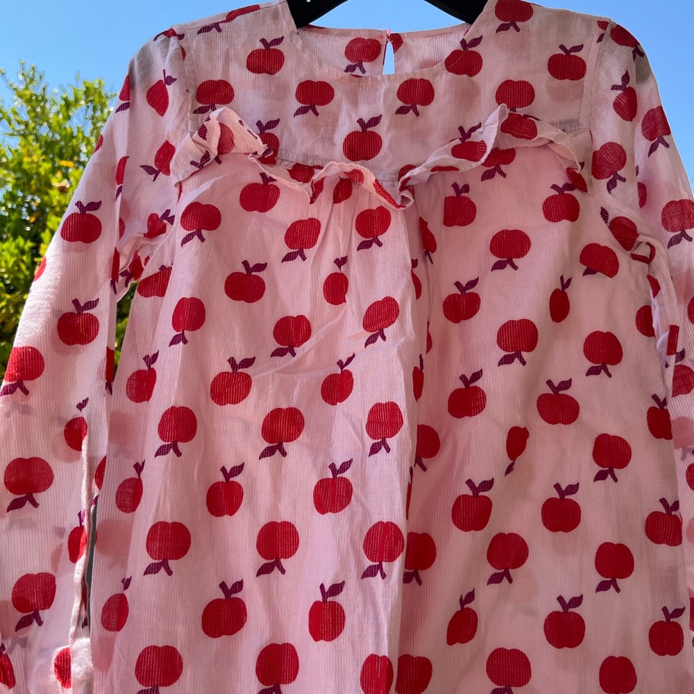J.Crew Girl’s Pink Apple Dress